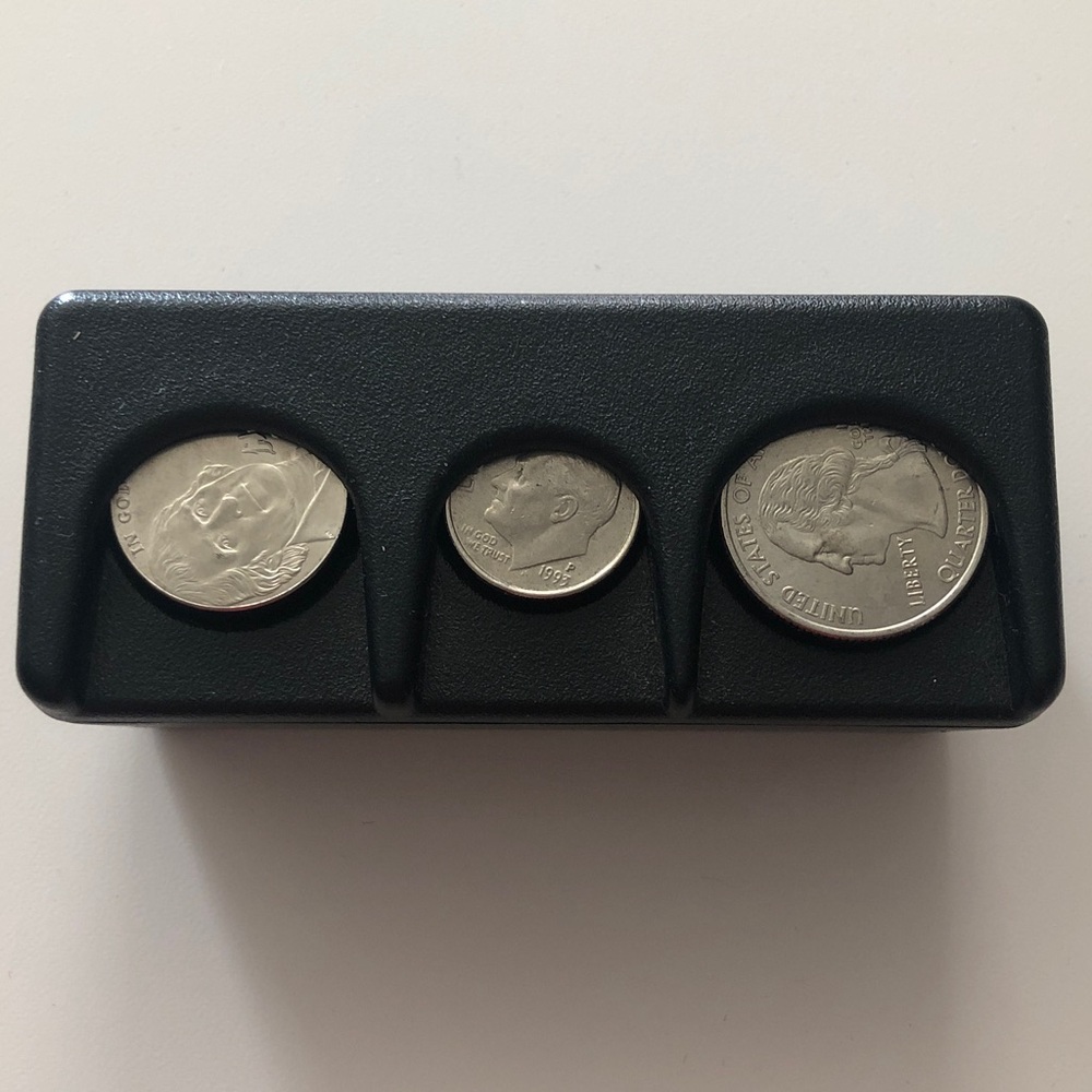 🛍️ Car Coin Storage Box with Triple Slots - Picture 4 of 4